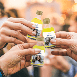 Bestel Mini Limoncello personaliseren - 30 stuks met eigen foto