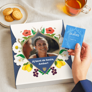 Bestel Pukka thee personaliseren - 45 theezakjes met eigen foto