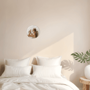 Bestel Forex wandpaneel met foto of naam - Rond - 1 stuk met eigen foto