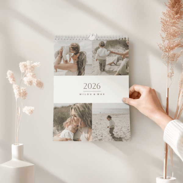 Bestel Fotokalender - 2026 - Staand met eigen foto