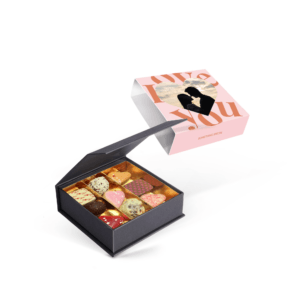 Bestel Luxe bonbon giftbox bedrukken - Liefde (9 stuks) met eigen foto