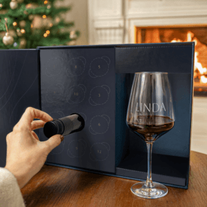 Bestel Gepersonaliseerde wijn adventskalender met eigen foto