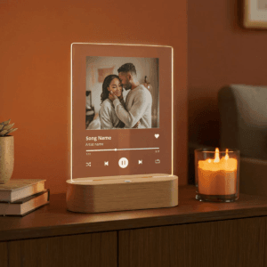 Bestel Lamp met Spotify design bedrukken met eigen foto