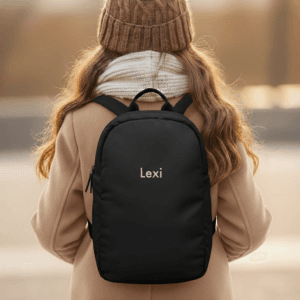 Bestel Puffer-rugzak - Kinderen - Zwart met eigen foto