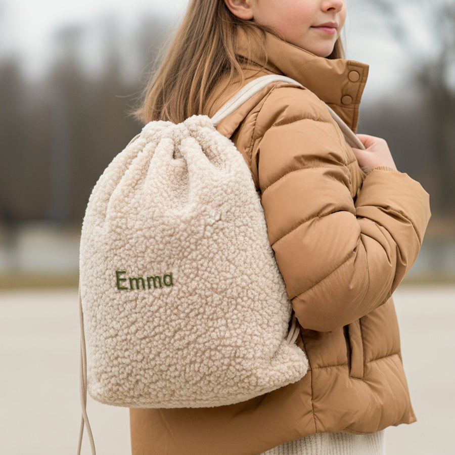 Bestel Teddy gymtas met naam met eigen foto