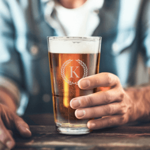 Bestel Gegraveerd bierglas - 6 st met eigen foto