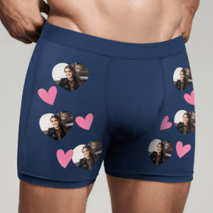 Bestel Onderbroek met foto - Blauw - L met eigen foto