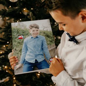 Bestel kinder chocolade aftelkalender met eigen foto