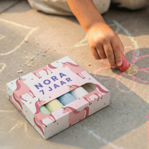 Bestel Stoepkrijt bedrukken - 6 stuks met eigen foto