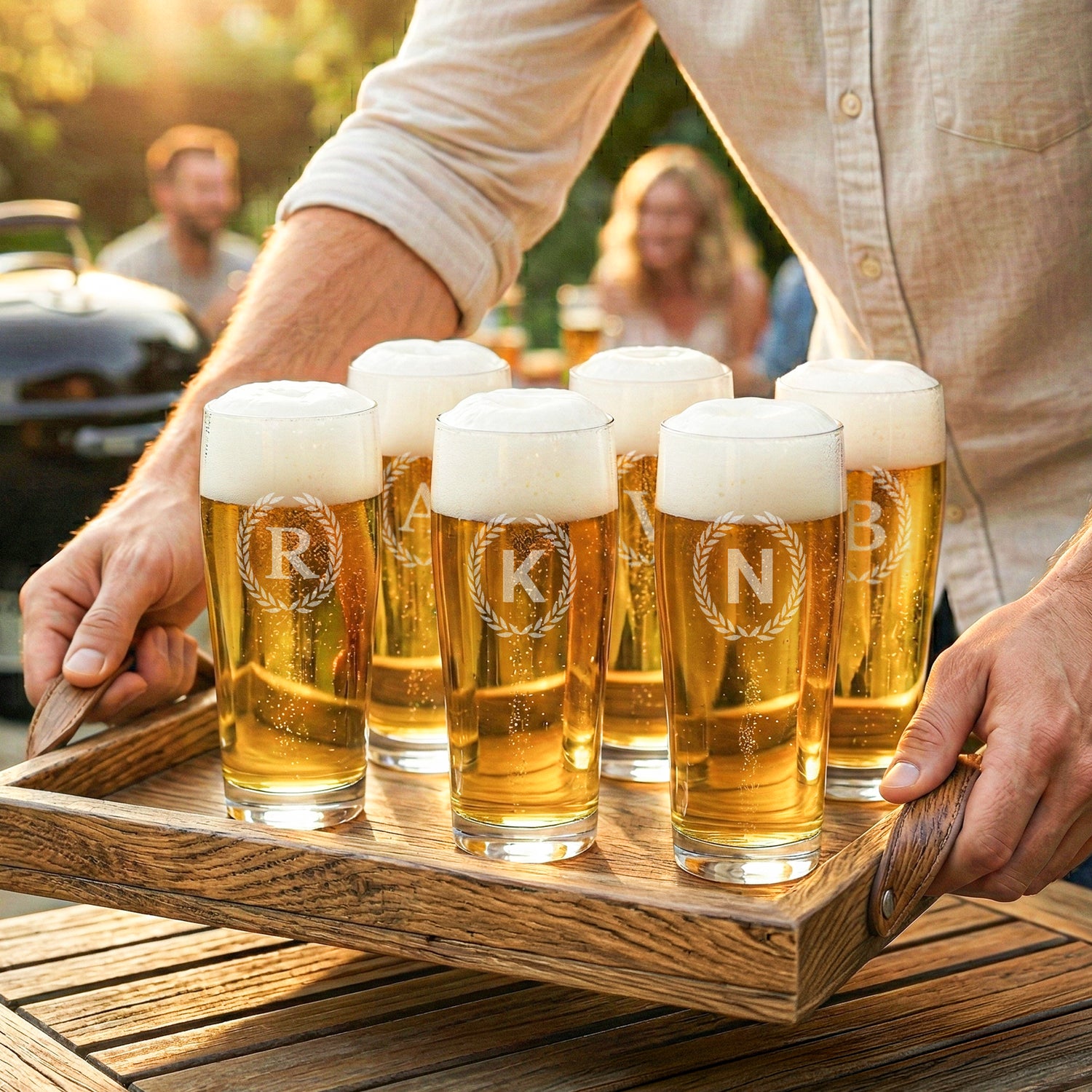Bestel Bierglas fluitje graveren - 190 ml - 6 stuks met eigen foto