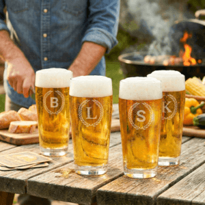 Bestel Bierglas fluitje graveren - 190 ml - 4 stuks met eigen foto