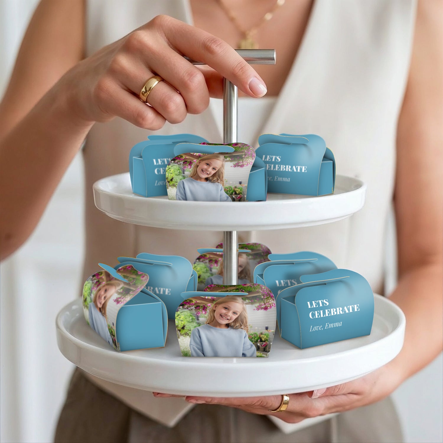 Bestel Chocolade traktatie met kinder Happy Moments - 60 stuks met eigen foto