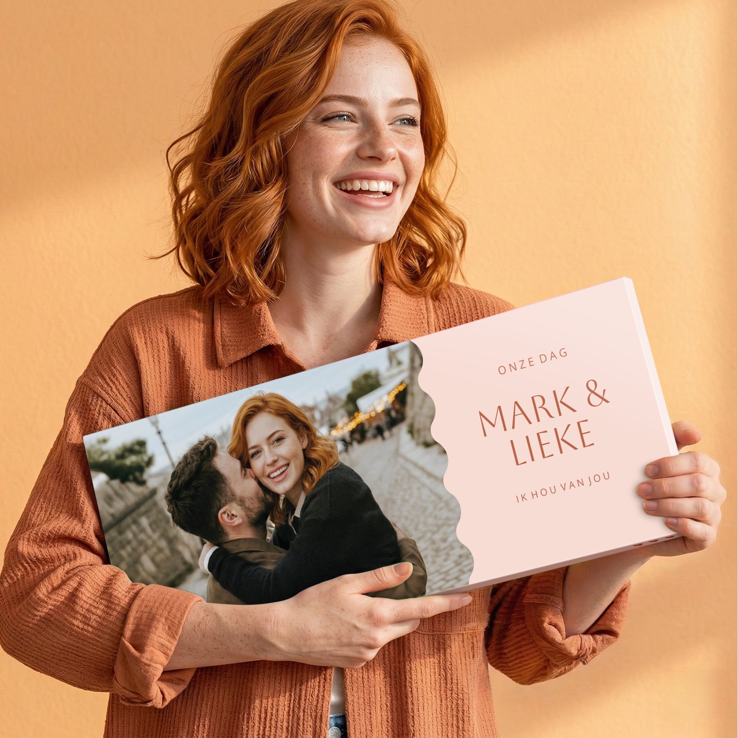 Bestel Mega chocolade reep bedrukken - Ritter Sport - 8 repen met eigen foto