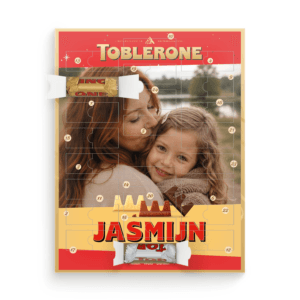 Bestel Gepersonaliseerde Toblerone adventskalender - Toblerone design met eigen foto