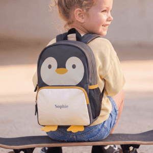 Bestel Pinguïn rugzak met naam met eigen foto