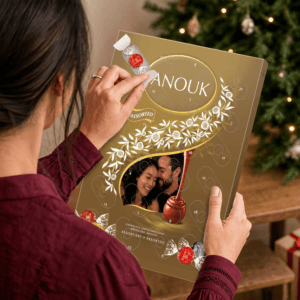 Bestel Gepersonaliseerde Lindt Lindor Assorti Mix adventkalender met eigen foto