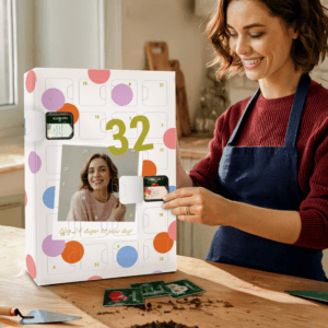 Bestel Gepersonaliseerde zadenadventskalender met eigen foto
